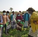 Yemeni farmers learn about drip irrigation and other agricultural best practices in Lahj