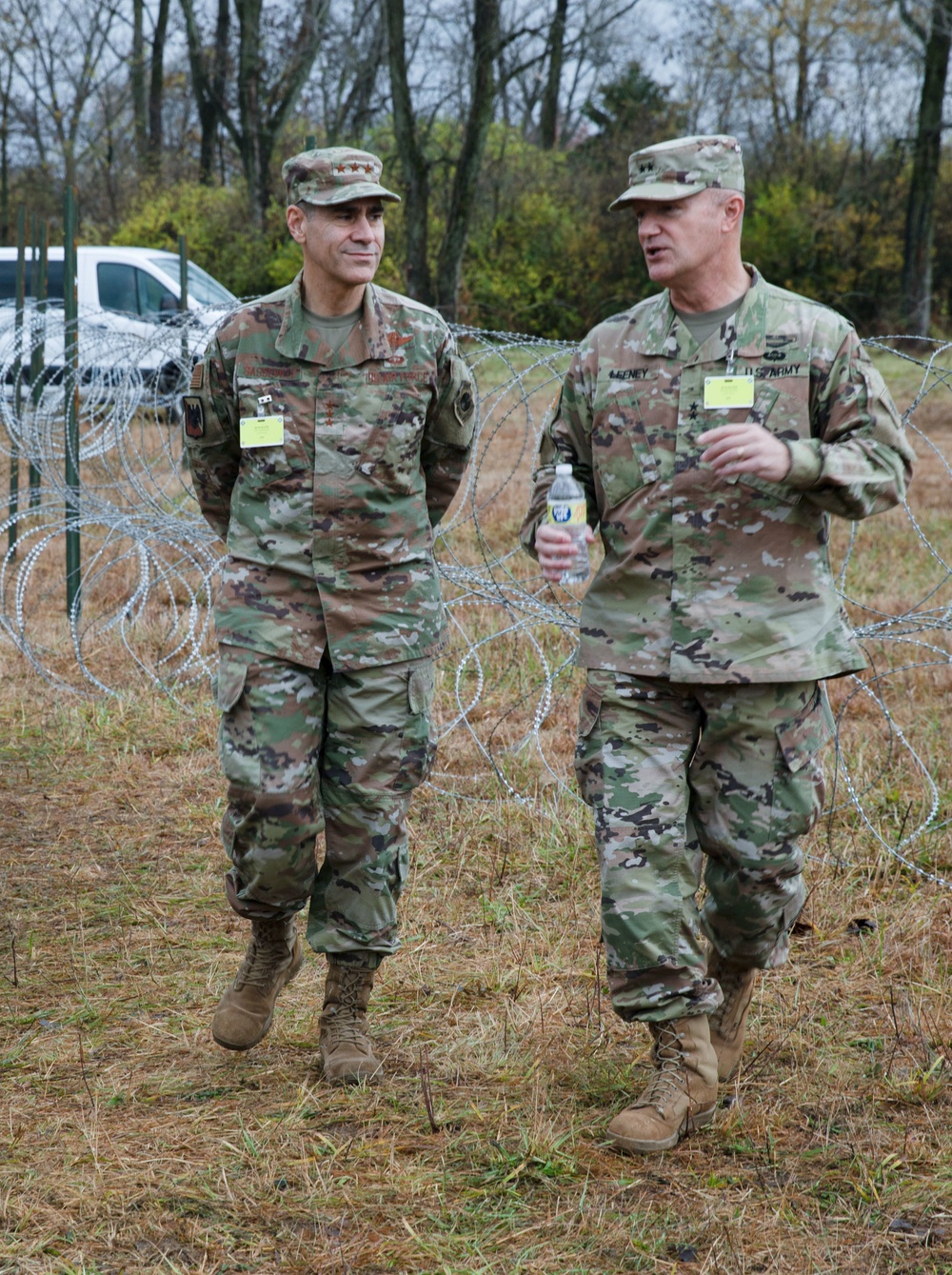 NGB Vice Chief Lt. Gen. Sasseville visits 40th ID at WFX 23-2 Indiana
