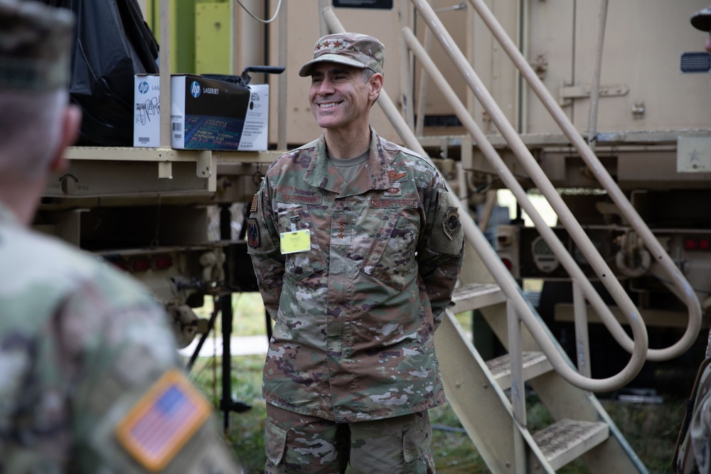 NGB Vice Chief Lt. Gen. Sasseville visits 40th ID at WfX 23-2 Indiana