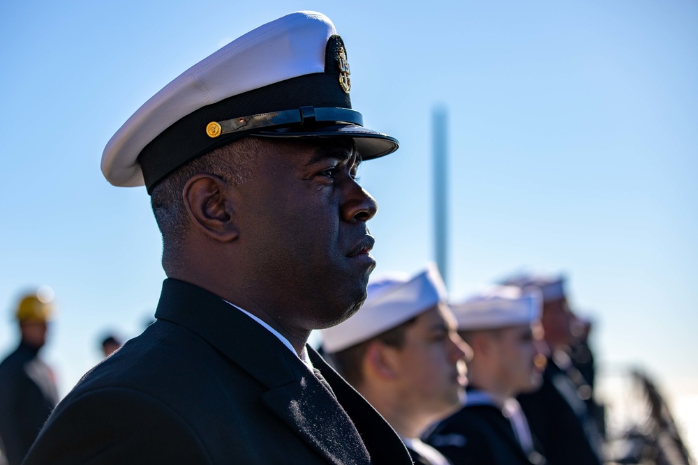 USS Ramage Conducts Sea and Anchor in Halifax