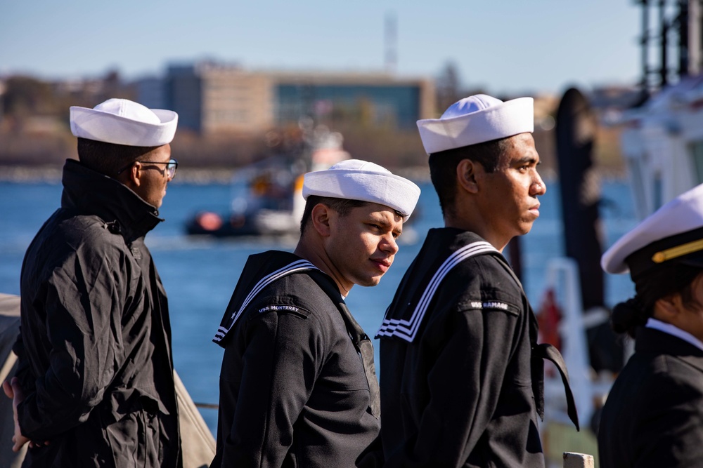 USS Ramage Conducts Sea and Anchor in Halifax