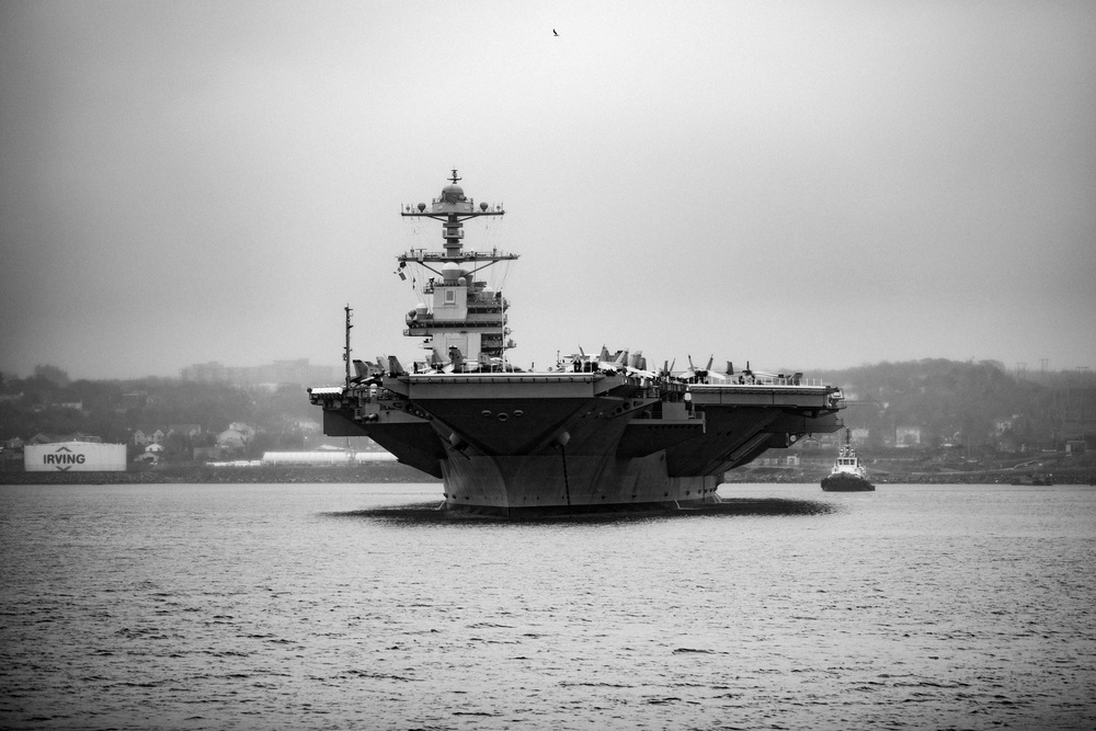 USS Ramage Conducts Sea and Anchor in Halifax