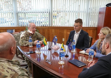 Lithuania’s Vice Minister of Defense visits Pa. Guard leaders and cyber professionals