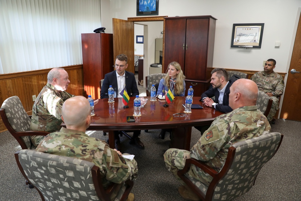 Lithuania’s Vice Minister of Defense visits Pa. Guard leaders and cyber professionals