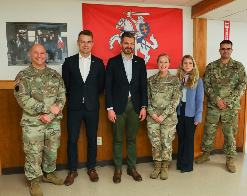 Lithuania’s Vice Minister of Defense visits Pa. Guard leaders and cyber professionals