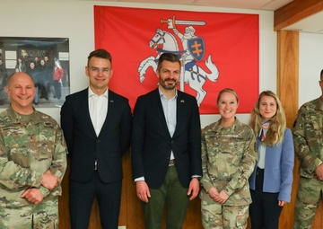 Lithuania’s Vice Minister of Defense visits Pa. Guard leaders and cyber professionals