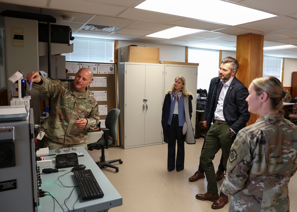 Lithuania’s Vice Minister of Defense visits Pa. Guard leaders and cyber professionals