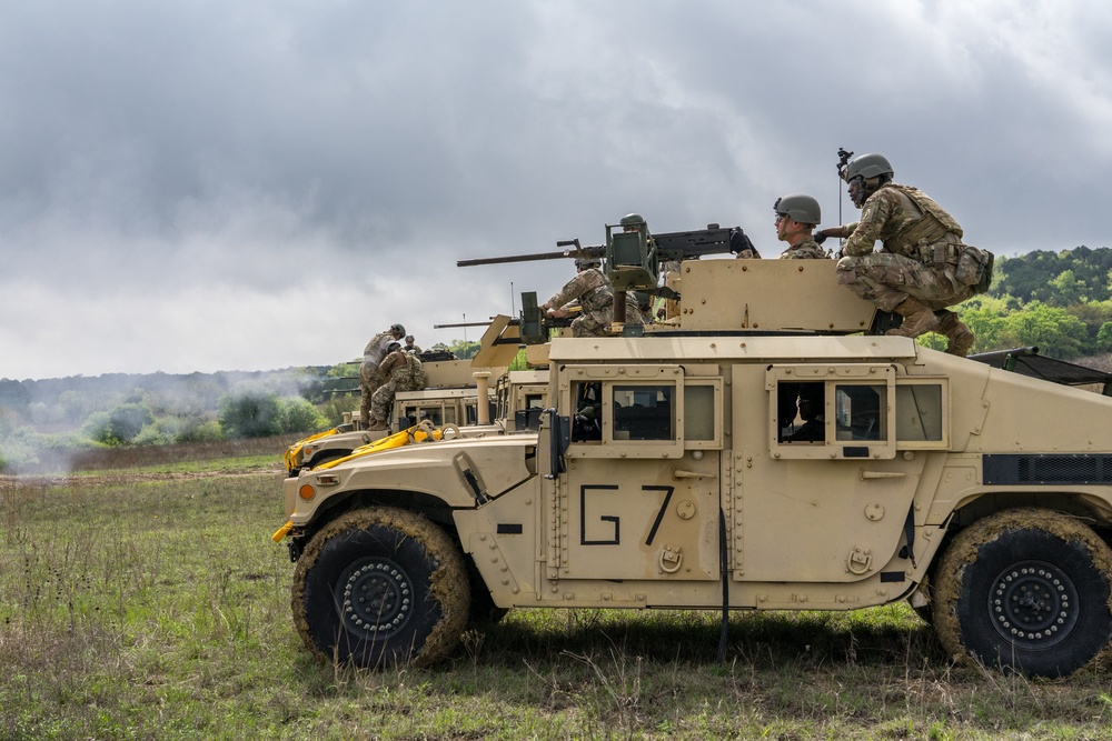 5th SFG(A) Enablers conduct Mounted Gunnery