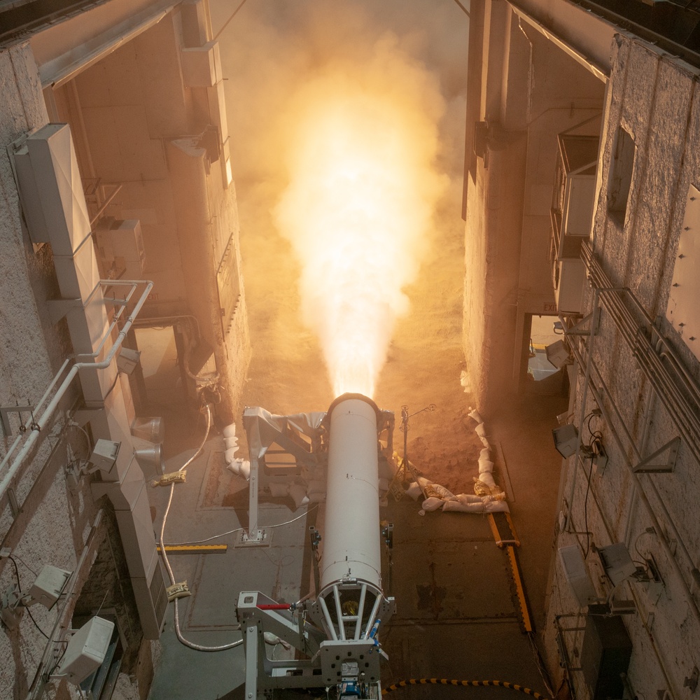 US Navy SSP Successfully Tests First Stage Solid Rocket Motor Supporting Hypersonic Strike Capability