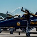 The Navy Flight Demonstration Squadron, the Blue Angels Perform in Seattle, Washington