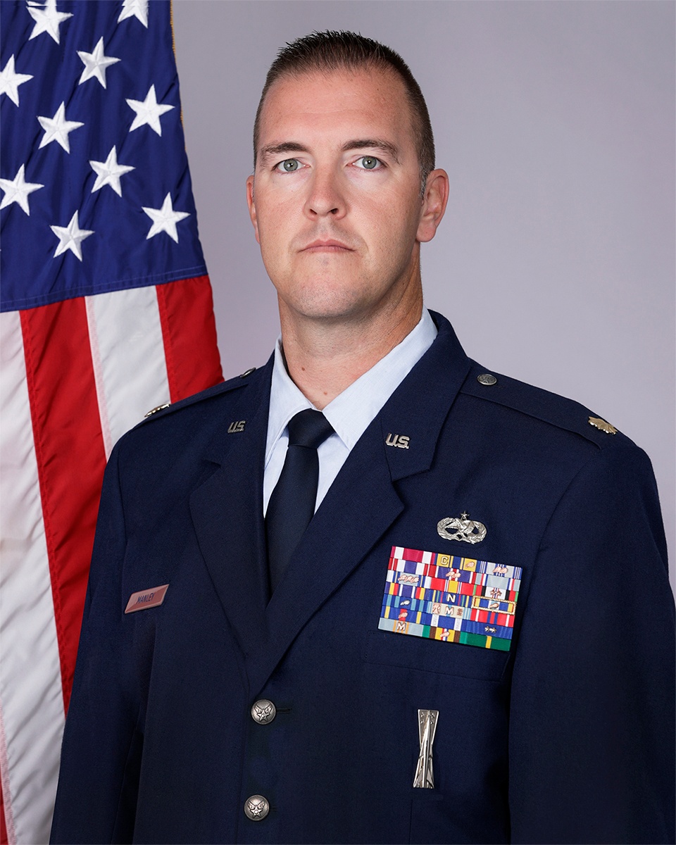 Maj. Christopher Manley Bio portrait