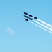 The Navy Flight Demonstration Squadron, the Blue Angels Perform in Seattle, Washington