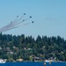 The Navy Flight Demonstration Squadron, the Blue Angels Perform in Seattle, Washington