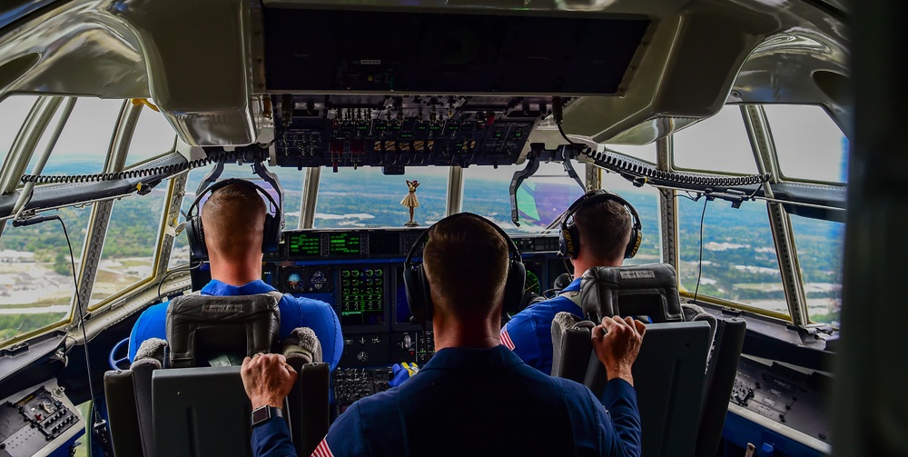 The U.S. Navy Flight Demonstration Squadron, the Blue Angels, perform at the Joint Base Charleston Air Expo.