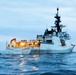 USCGC Stratton conducts boat operations in the North Pacific Ocean