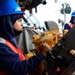 USCGC Stratton conducts boat operations in the North Pacific Ocean