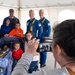 The U.S. Navy Flight Demonstration Squadron, the Blue Angels, perform at the Raider County Open House over Ellsworth Air Force Base South Dakota.