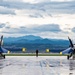 The U.S. Navy Flight Demonstration Squadron, the Blue Angels, perform at the Raider County Open House over Ellsworth Air Force Base South Dakota.