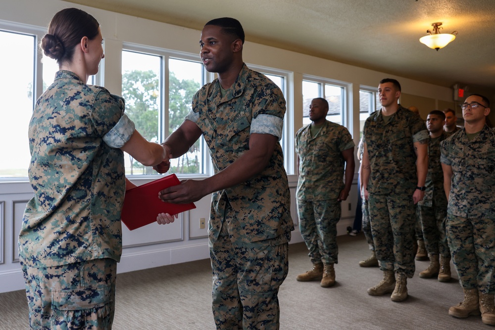 Sgt. Darnell A. Cabbagestalk's promotion ceremony