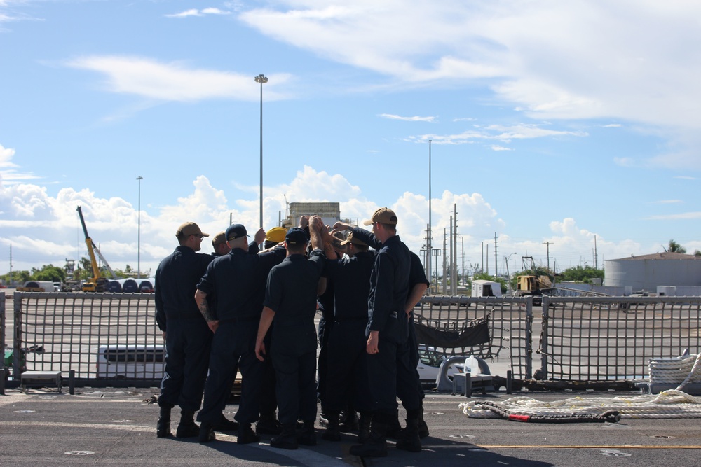 USS Milwaukee Operations at Sea and Inport