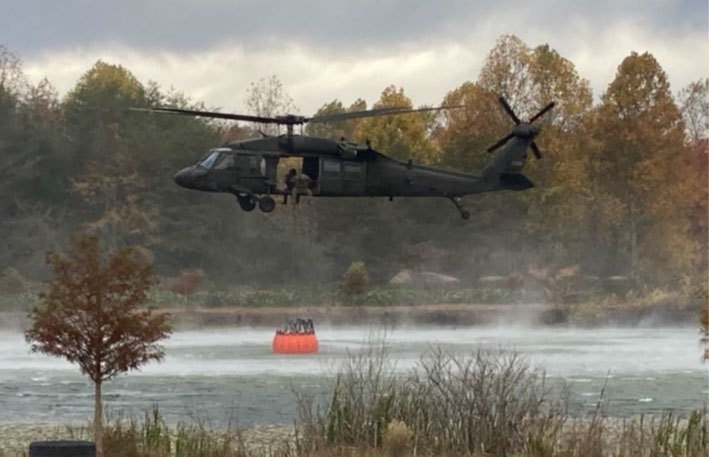 Tennessee Guardsmen help extinguish wildfire in Warren County