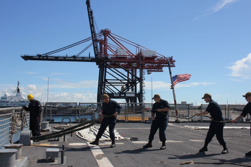 USS Milwaukee Operations at Sea and Inport