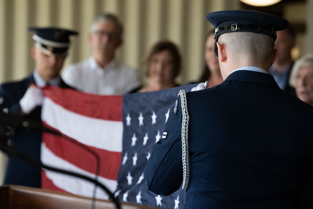 MacDill honor guard performs at retirement ceremony