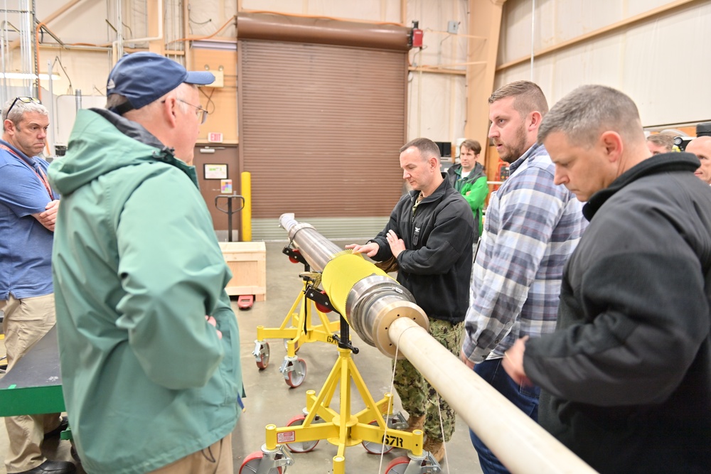 Columbia-class ballistic missile submarine program manager visits Trident Refit Facility Bangor