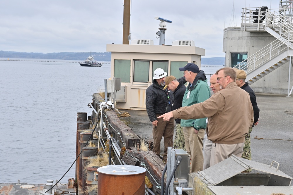 Columbia-class ballistic missile submarine program manager visits Trident Refit Facility Bangor