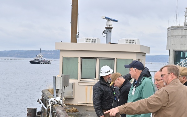 Columbia-class ballistic missile submarine program manager visits Trident Refit Facility Bangor
