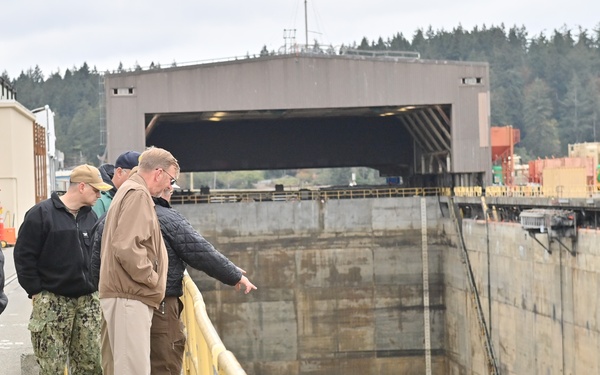 Columbia-class ballistic missile submarine program manager visits Trident Refit Facility Bangor