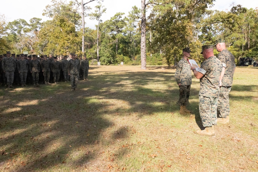 Brig. Gen. McWilliams visits 2nd MLG CPX Command Operations Center