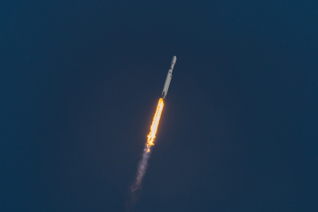 SLD 45 supports the first National Security Space Launch mission on a Falcon Heavy rocket