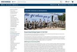 Exchange contingency operations page