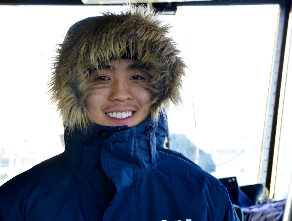 USCGC Stratton conducts operations in the North Pacific Ocean