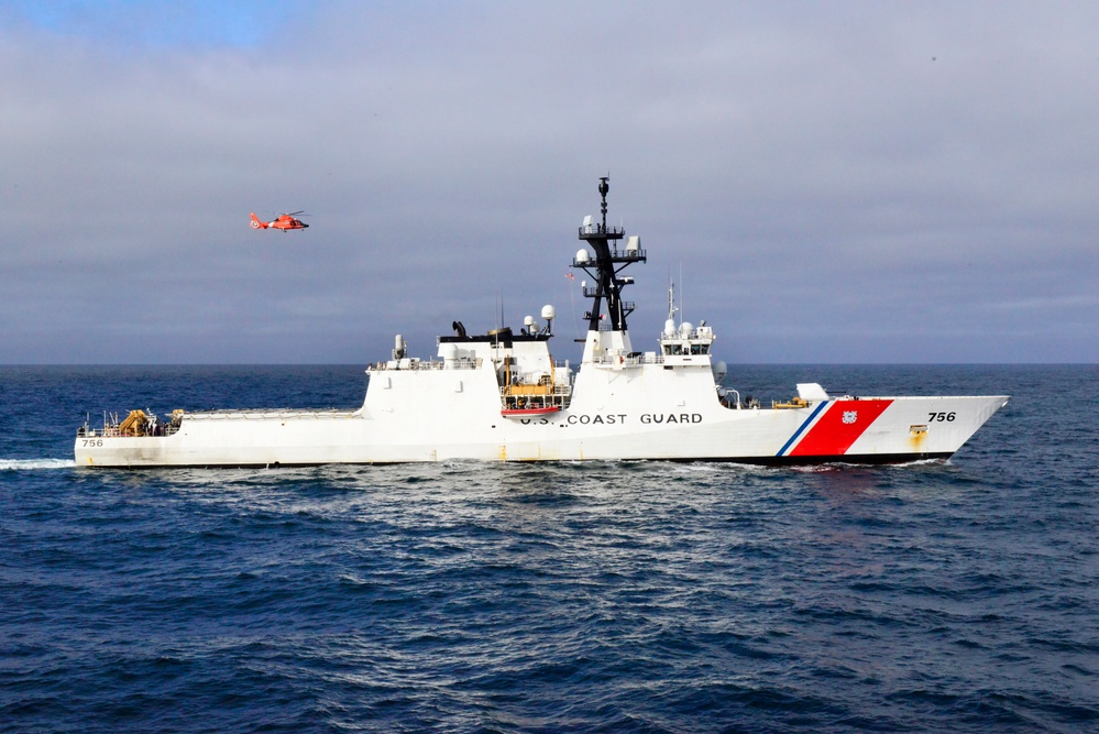 USCGC Kimball conducts operations in North Pacific Ocean