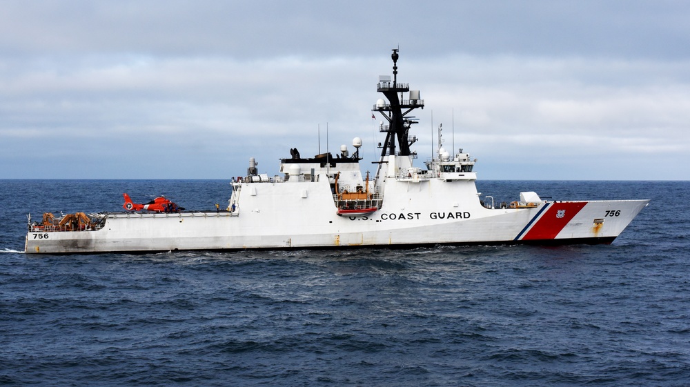 USCGC Kimball conducts operations in North Pacific Ocean