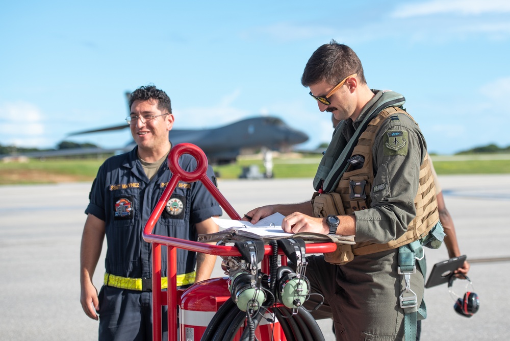 Ellsworth B-1B Lancers conduct BTF mission over Pacific