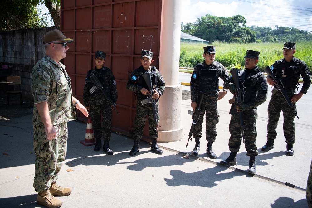 RADM Sasse Visits Sites For CP22 - Honduras