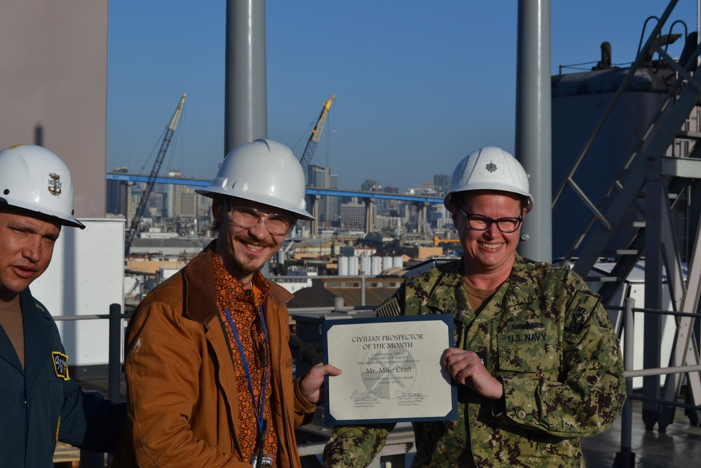 CIVILIAN PROSPECTOR OF THE MONTH