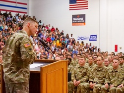 Ohio National Guard honors 1-134th Field Artillery Regiment during call to duty ceremony [Image 5 of 8]