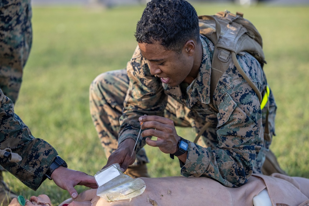 U.S. Marines and Sailors from across 3rd MLG Participate in 3d Medical Battalion's Corpsman Cup