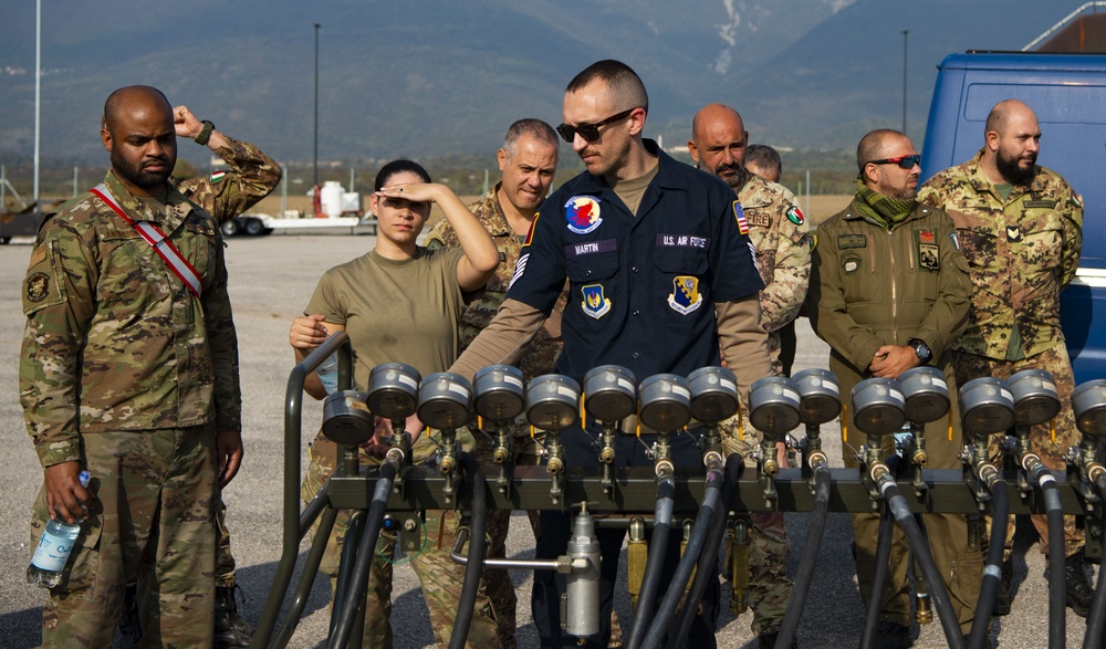 Aviano AB hosts USAFE, ITAF Airmen for CDDAR joint training