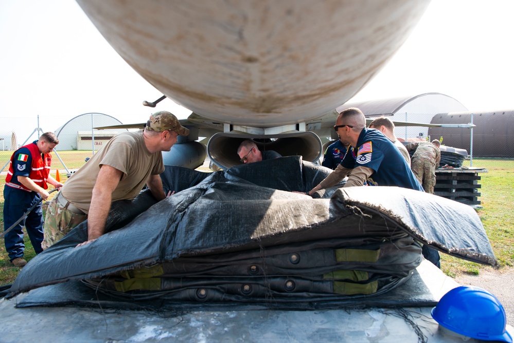 Aviano AB hosts USAFE, ITAF Airmen for CDDAR joint training