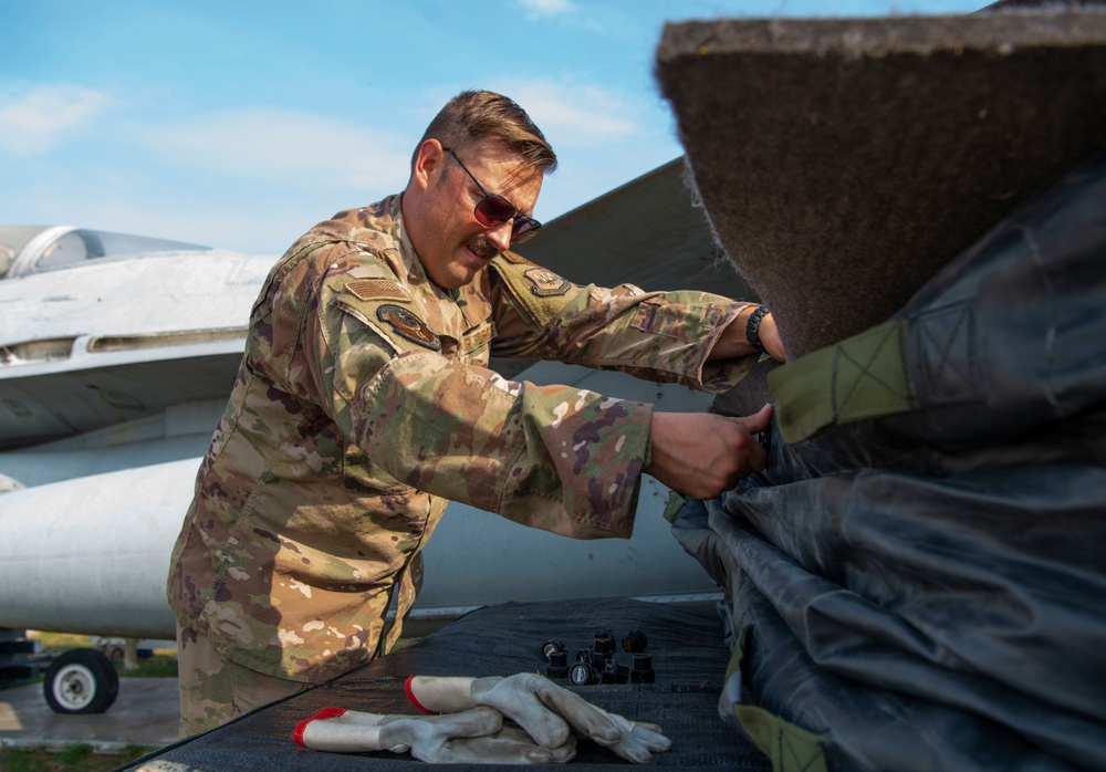 Aviano AB hosts USAFE, ITAF Airmen for CDDAR joint training