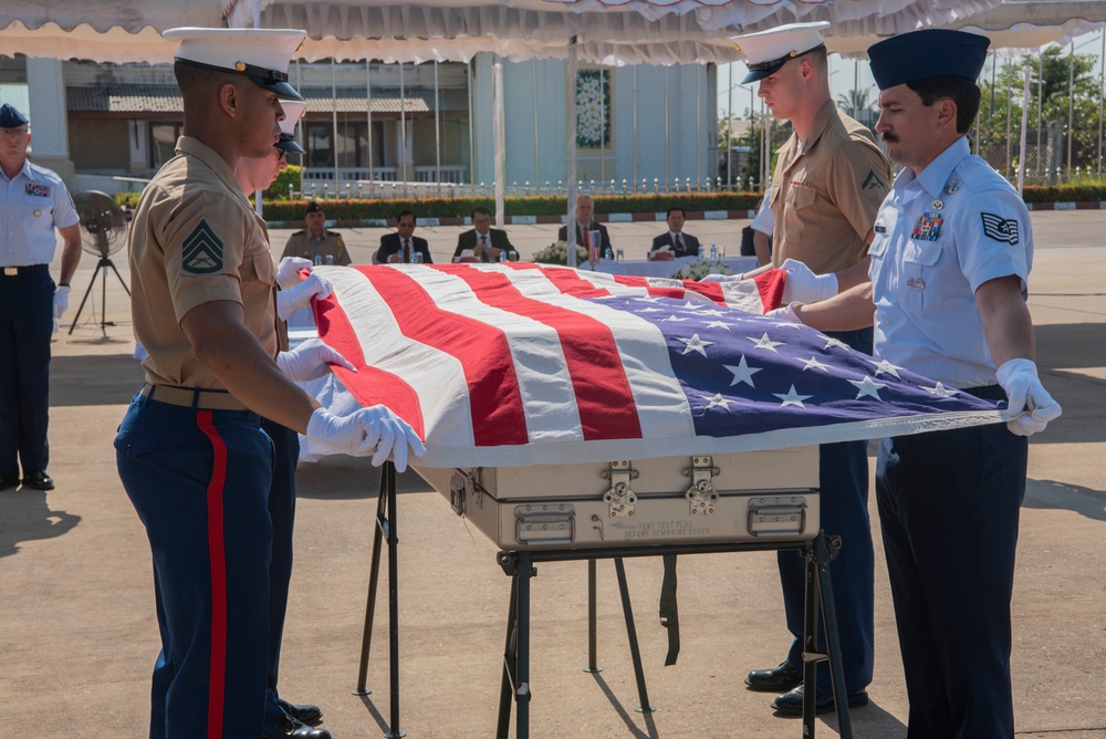 DPAA conducts Repatriation Ceremony in the Lao People's Democratic Republic