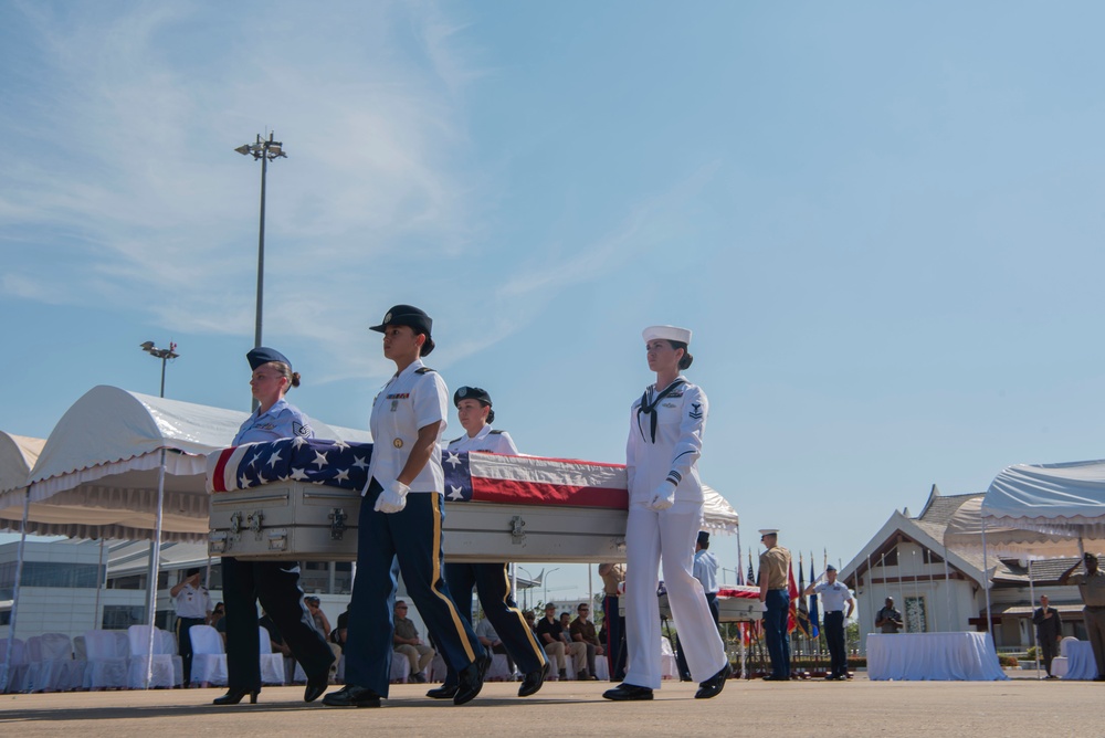 DPAA conducts Repatriation Ceremony in the Lao People's Democratic Republic