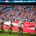 Pathfinders display national pride at London NFL game