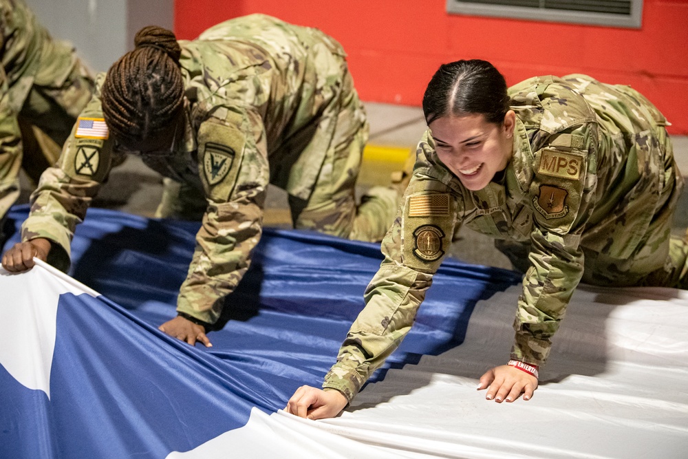 Pathfinders display national pride at London NFL game