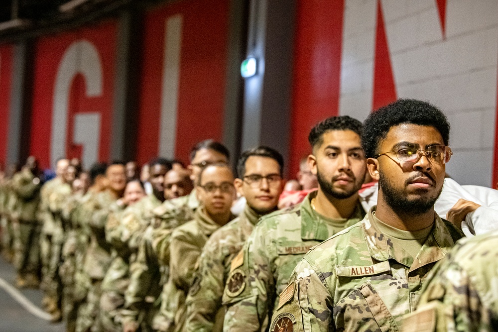 Pathfinders display national pride at London NFL game